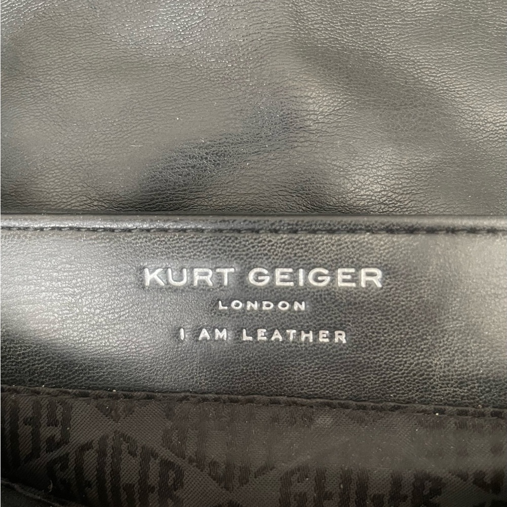 Kurt Geiger XXL Kensington Black Quilted Leather Bag - Picture 5 of 8